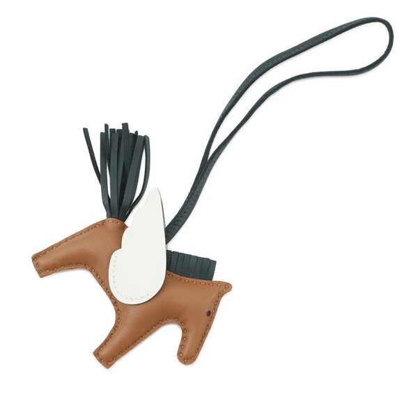 HERMES Rodeo Pegasus Size PM Lambskin Gold/Vert Chypre/Vert Fizz - Picture 3 of 10